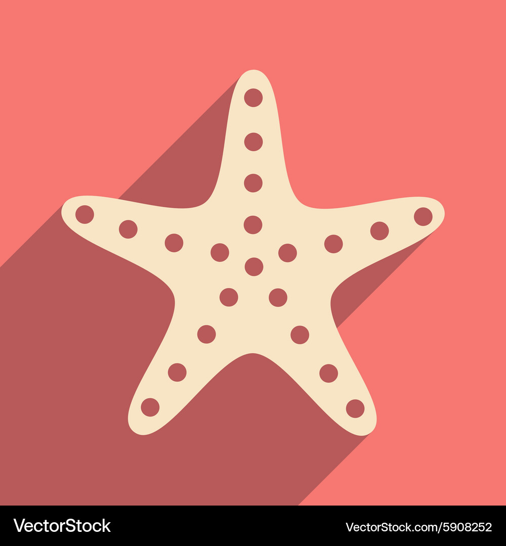 Flat with shadow icon and mobile application Vector Image