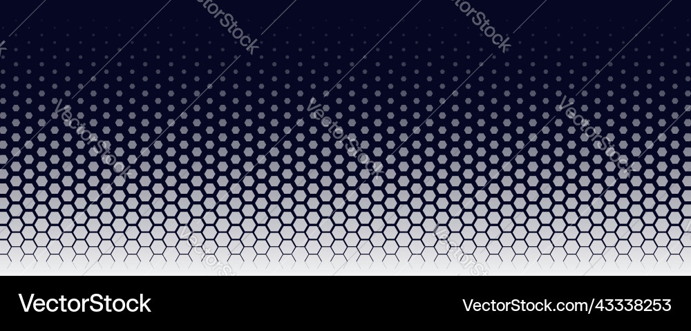 Hexagonal Geometric Pattern vector image