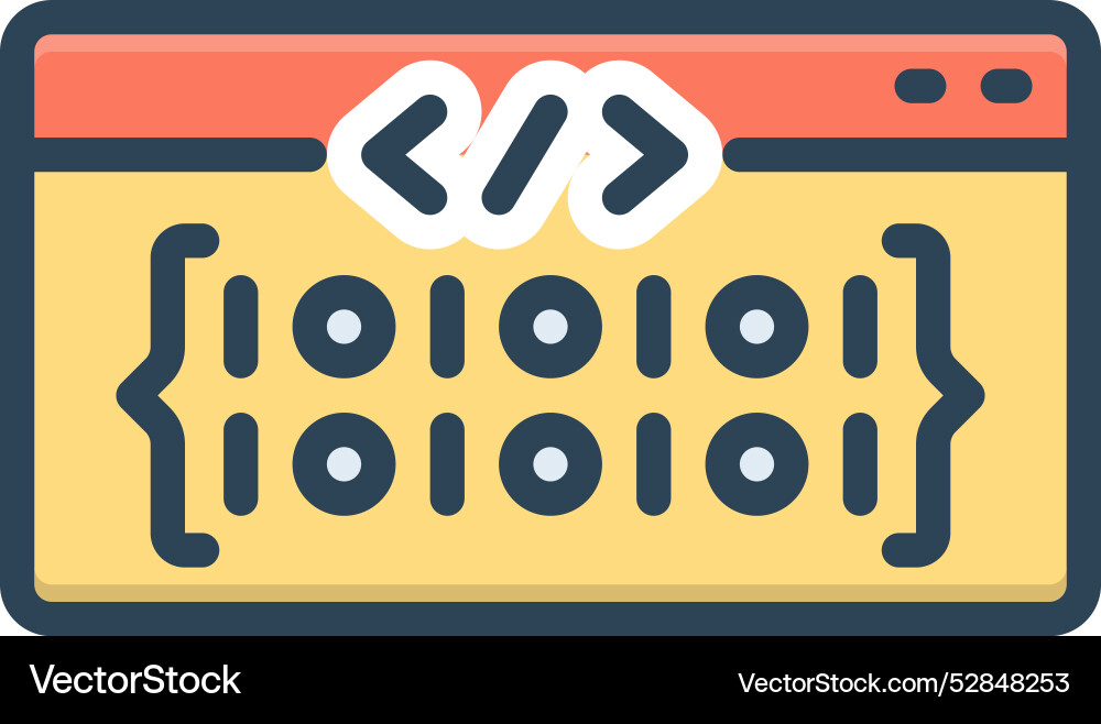 Programming language Vector Image