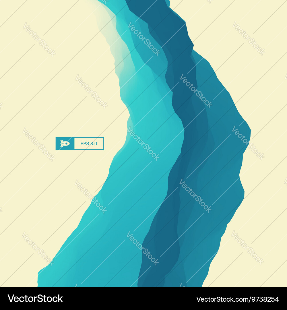 Abstract 3D Motion Background Vector Image