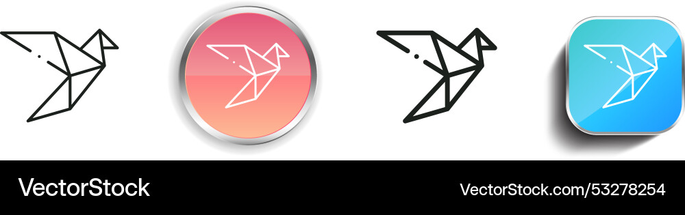 Crane icon thin linear regular and button style Crane icon thin linear regular and button style vector image