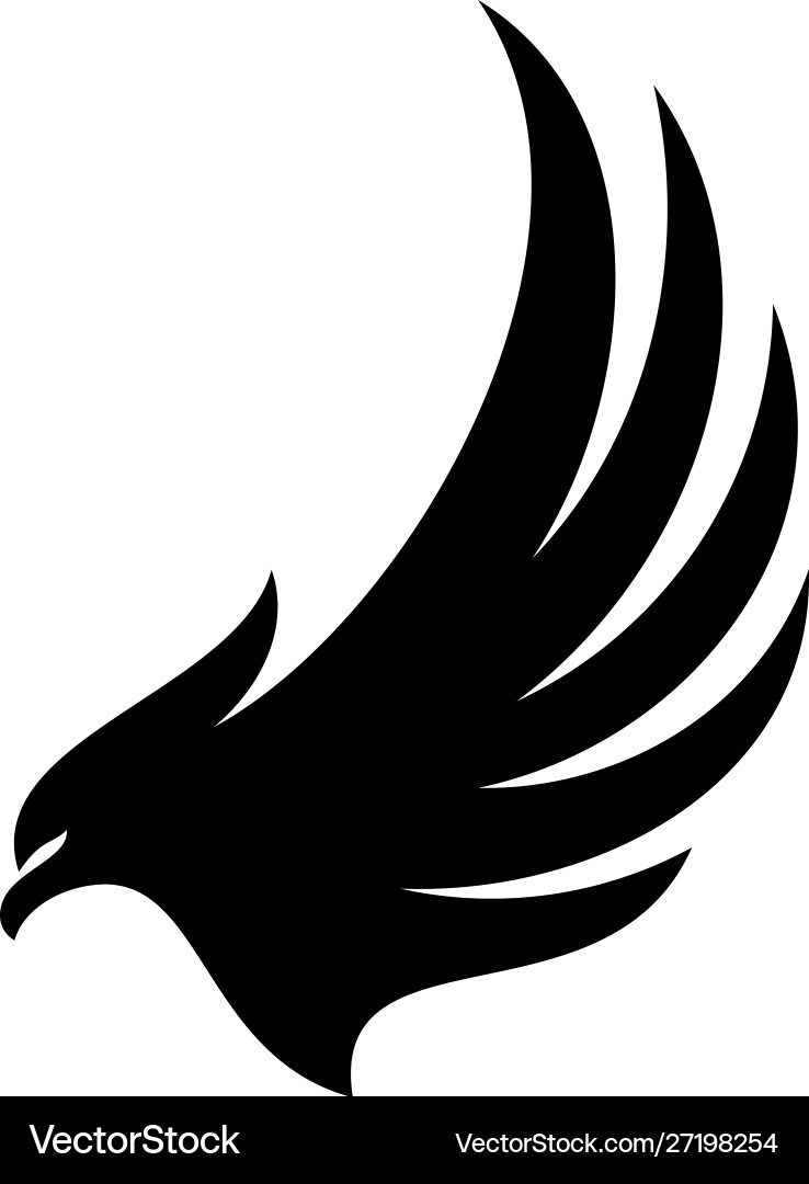 Eagle logo design template Royalty Free Vector Image