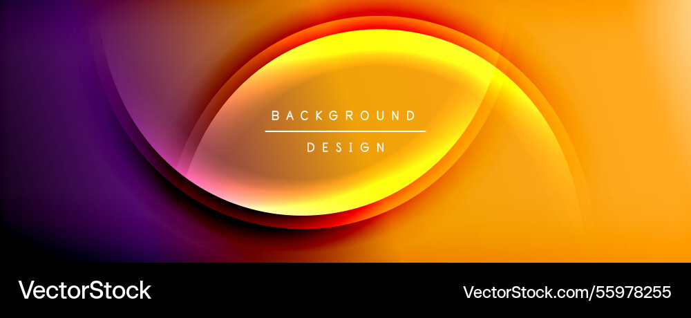 Bright rainbow style color gradient with curve Bright rainbow style color gradient with curve vector image