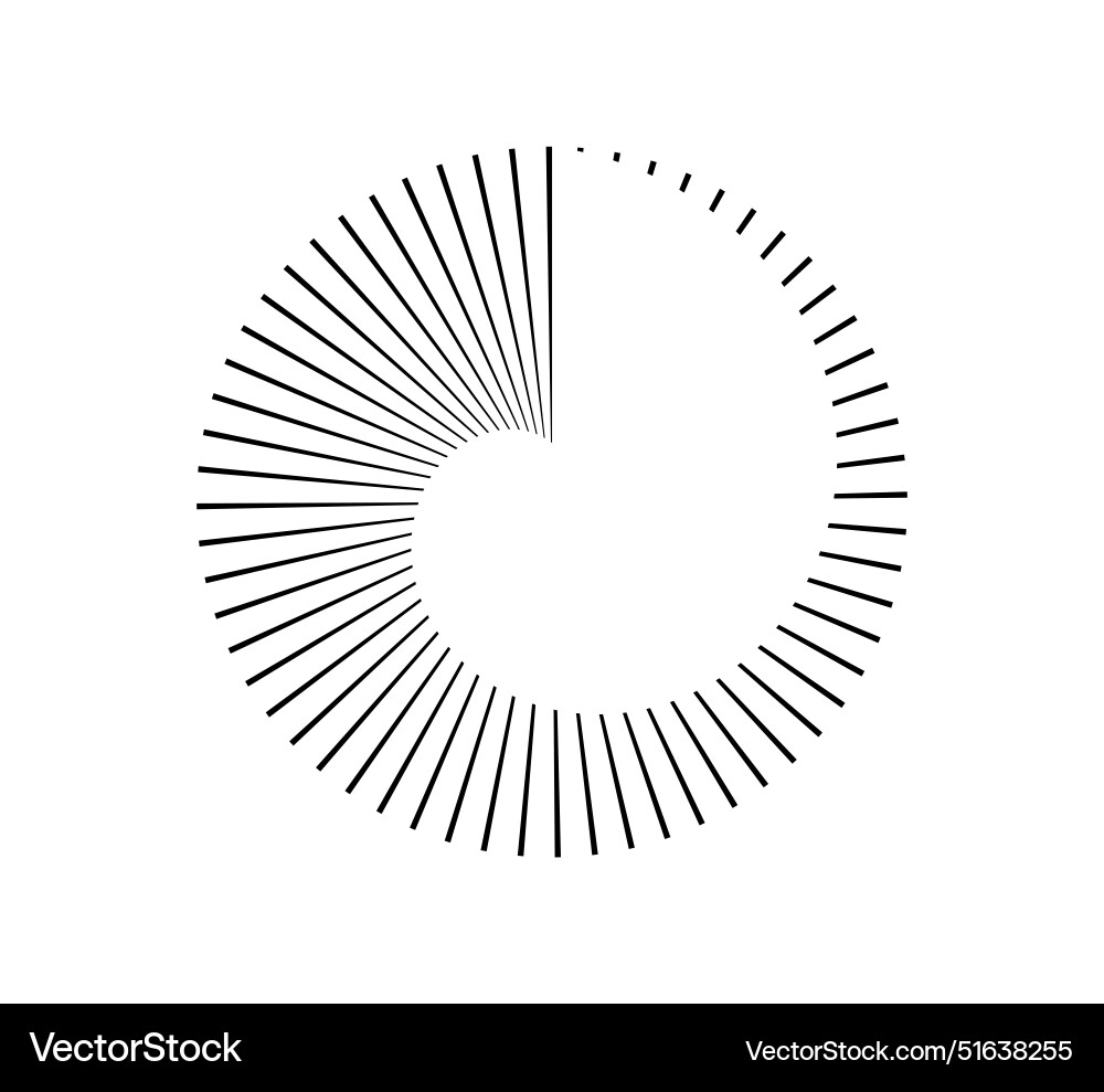 Circle countdown icon time clock symbol timer Circle countdown icon time clock symbol timer vector image