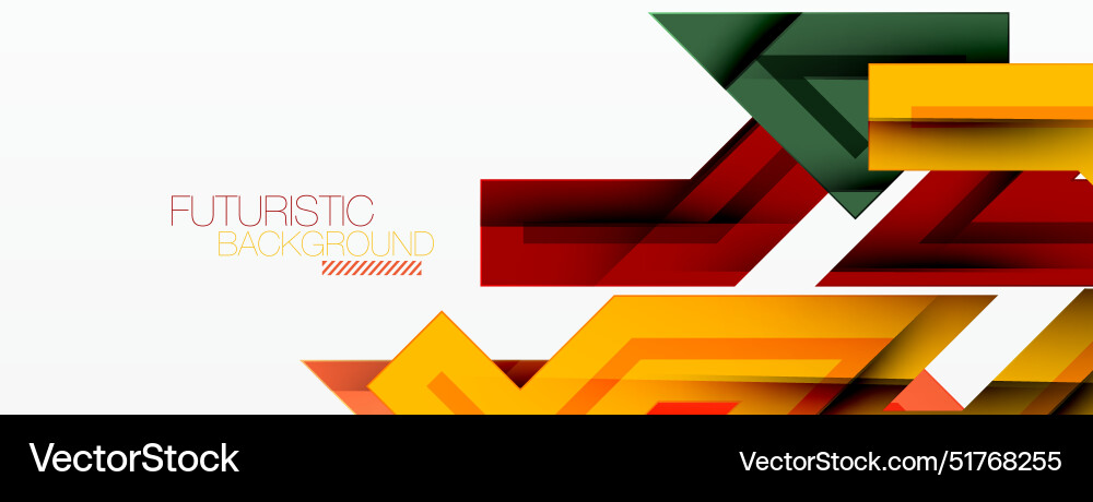 Dynamic lines geometric background Vector Image