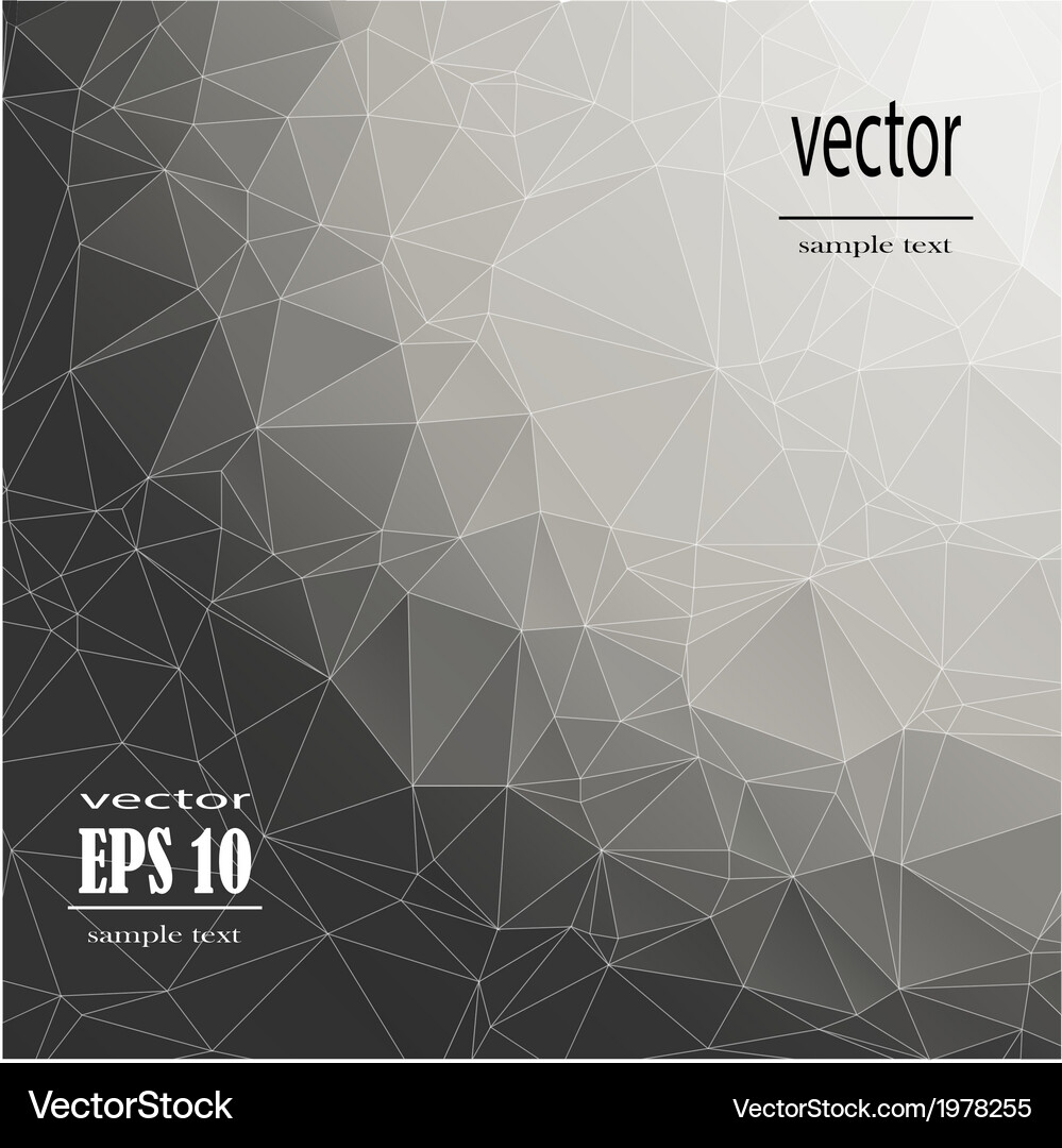 Polygonal pattern Vector Image