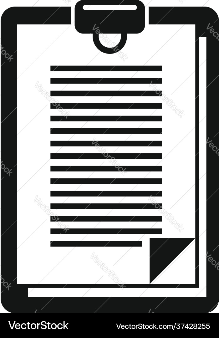 To-do list important icon simple style To-do list important icon simple style vector image
