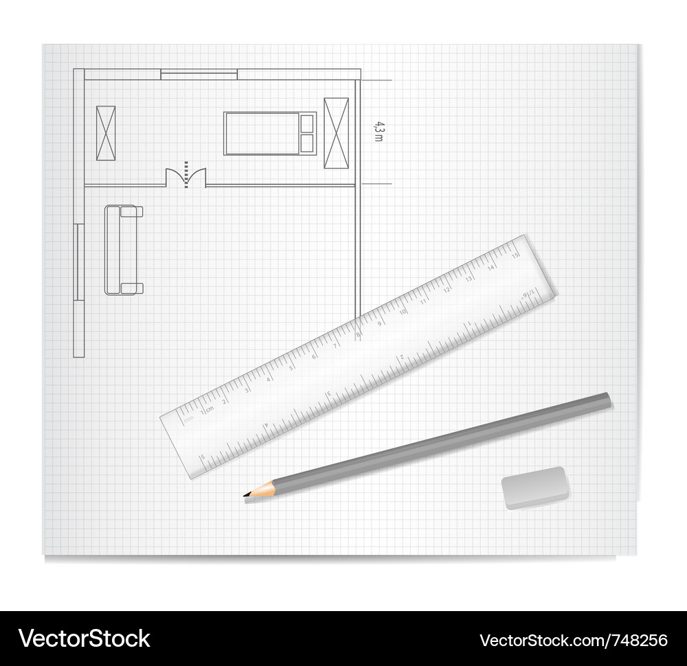 Drawing architecture Vector Image