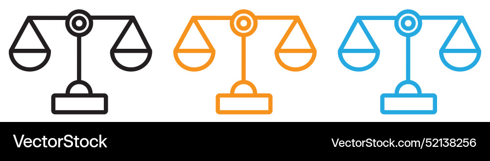 Scales logo set collection for web app ui Scales logo set collection for web app ui Vector Image