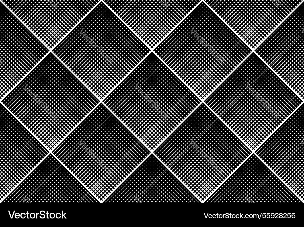 Seamless checked halftone pattern Seamless checked halftone pattern Vector Image