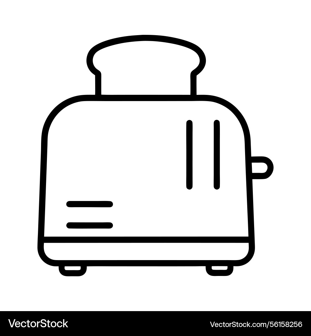 Toaster for web and print use Vector Image