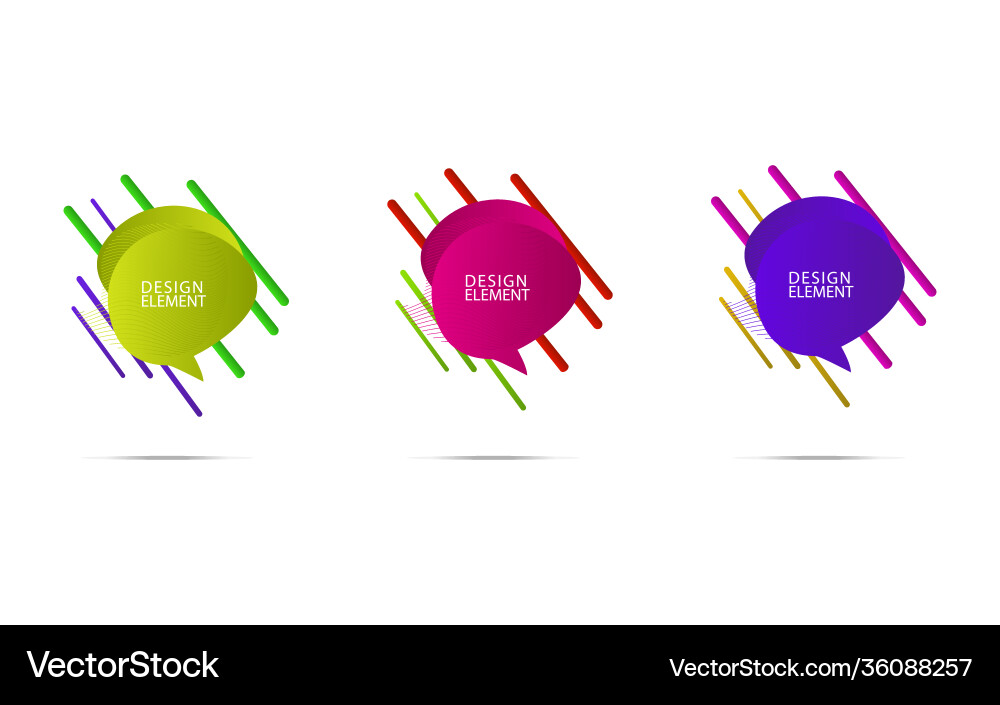 Abstract modern fluid banners with gradient color Abstract modern fluid banners with gradient color Vector Image