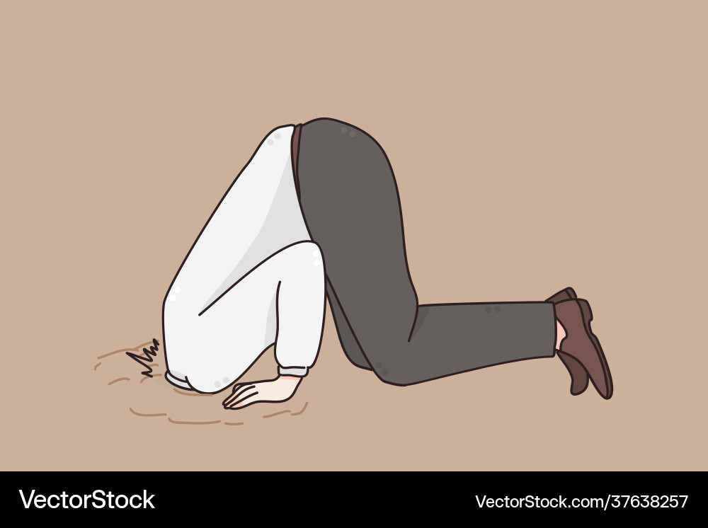 Avoiding Business Problems Vector Image
