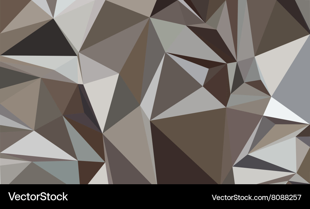 Geometric Gray Triangle Pattern vector image