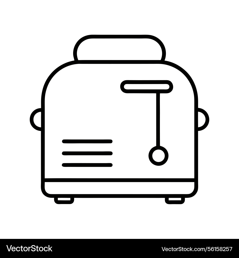 Toaster for web and print use Vector Image