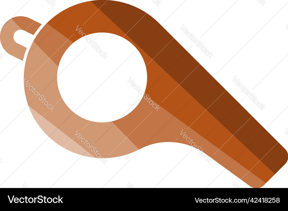 American Football Whistle Ikone American Football Whistle Ikone vektorbild