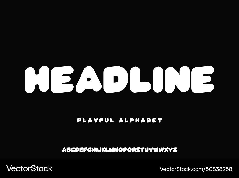 Display alphabet font design suitable Display alphabet font design suitable Vector Image