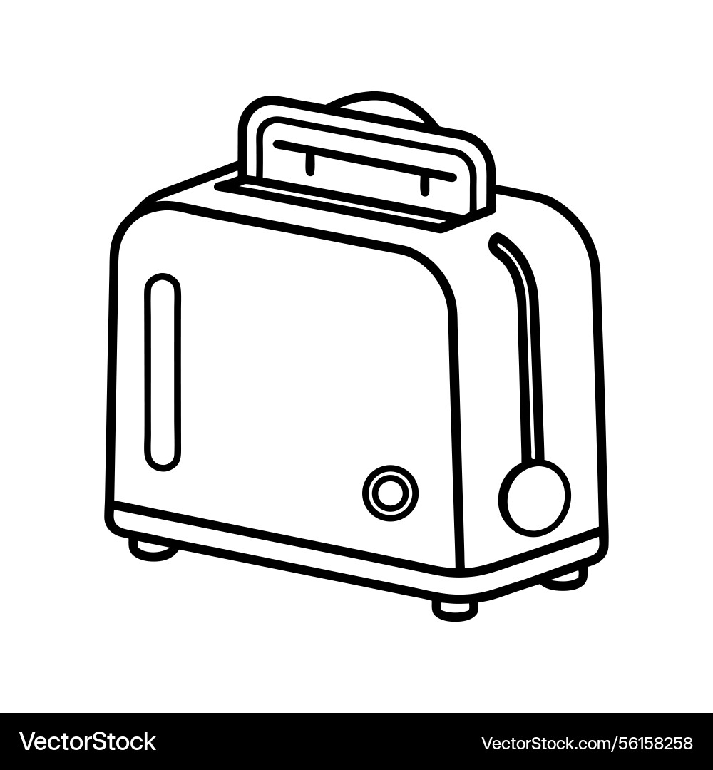 Toaster for web and print use Vector Image