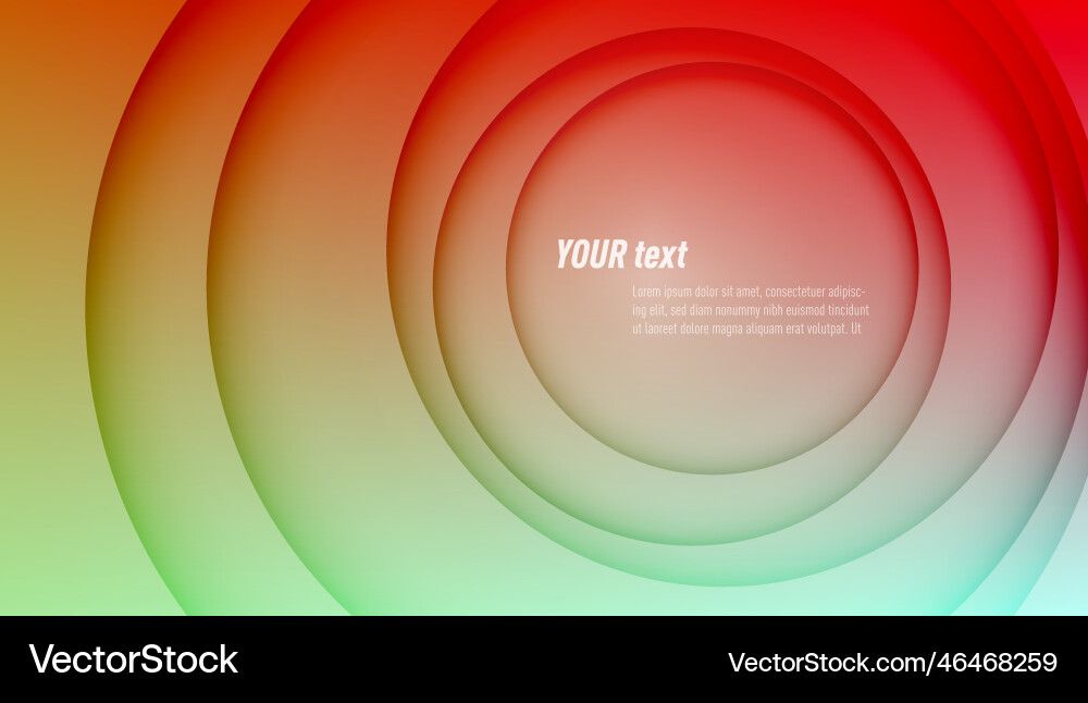3d gradient round layers with shadows background 3d gradient round layers with shadows background Vector Image