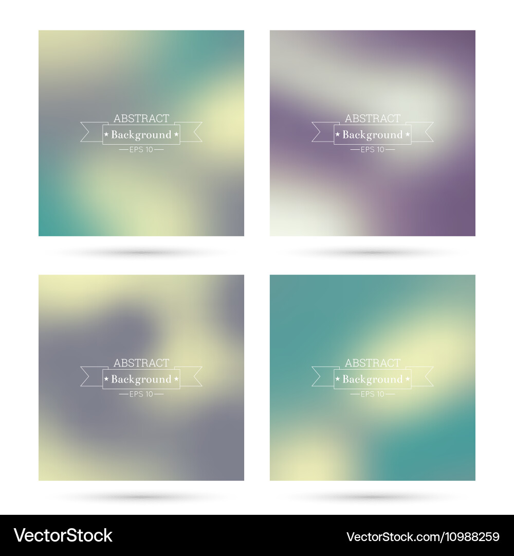 Blurred Abstract Color Gradients vector image