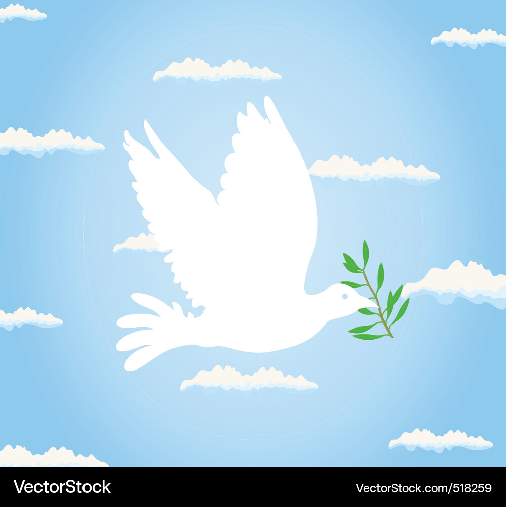 Peace dove Vector Image