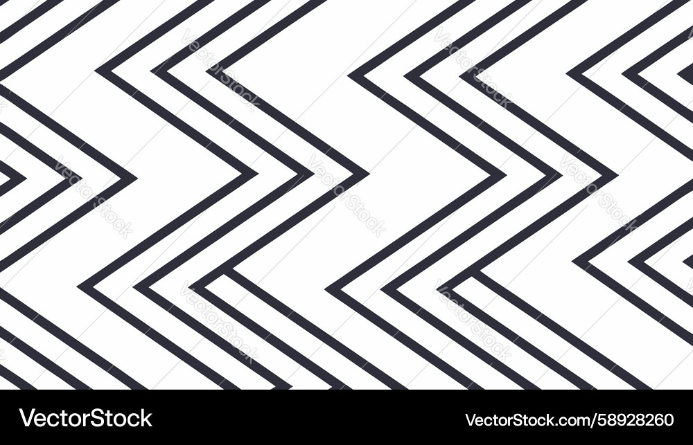 Bold Zigzag Pattern Vector Image