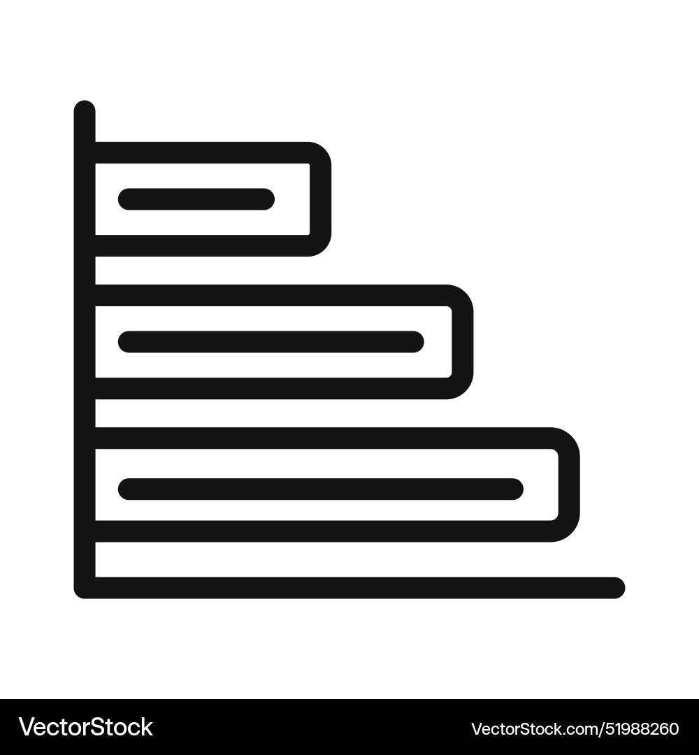 Gantt chart icon mark in filled style Gantt chart icon mark in filled style Vector Image