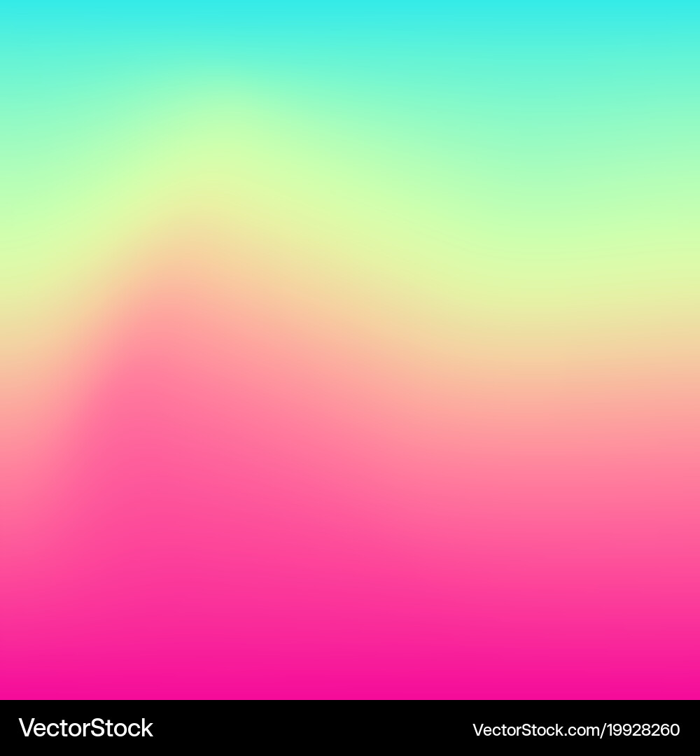 Soft color gradient background holographic vector image