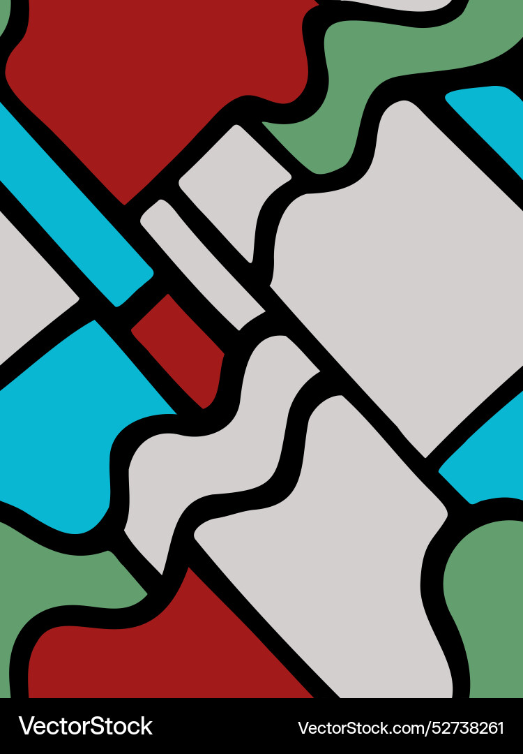 Seamless geometric pattern with rectangular Vector Image