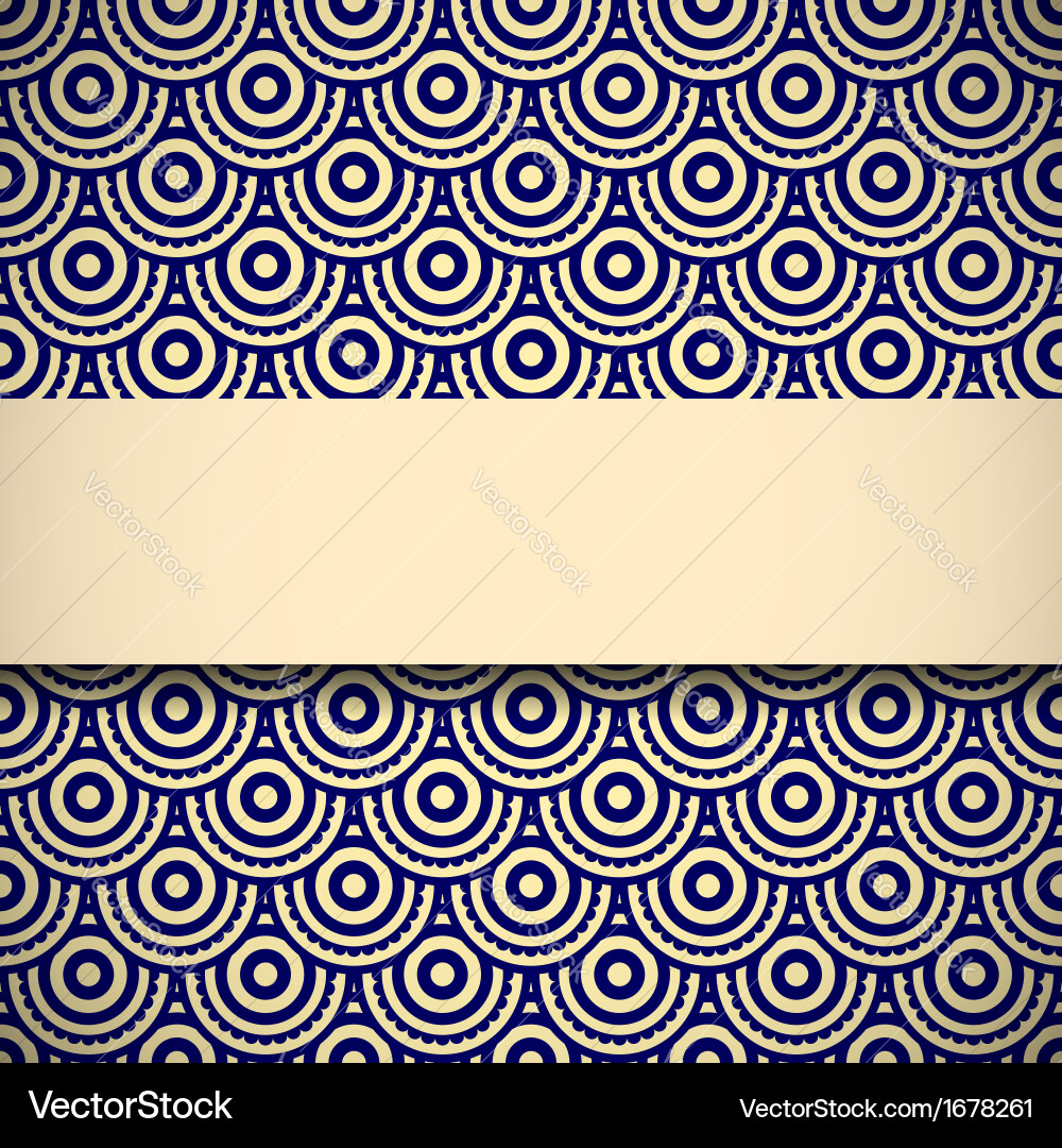 Seamless pattern with circles vector image