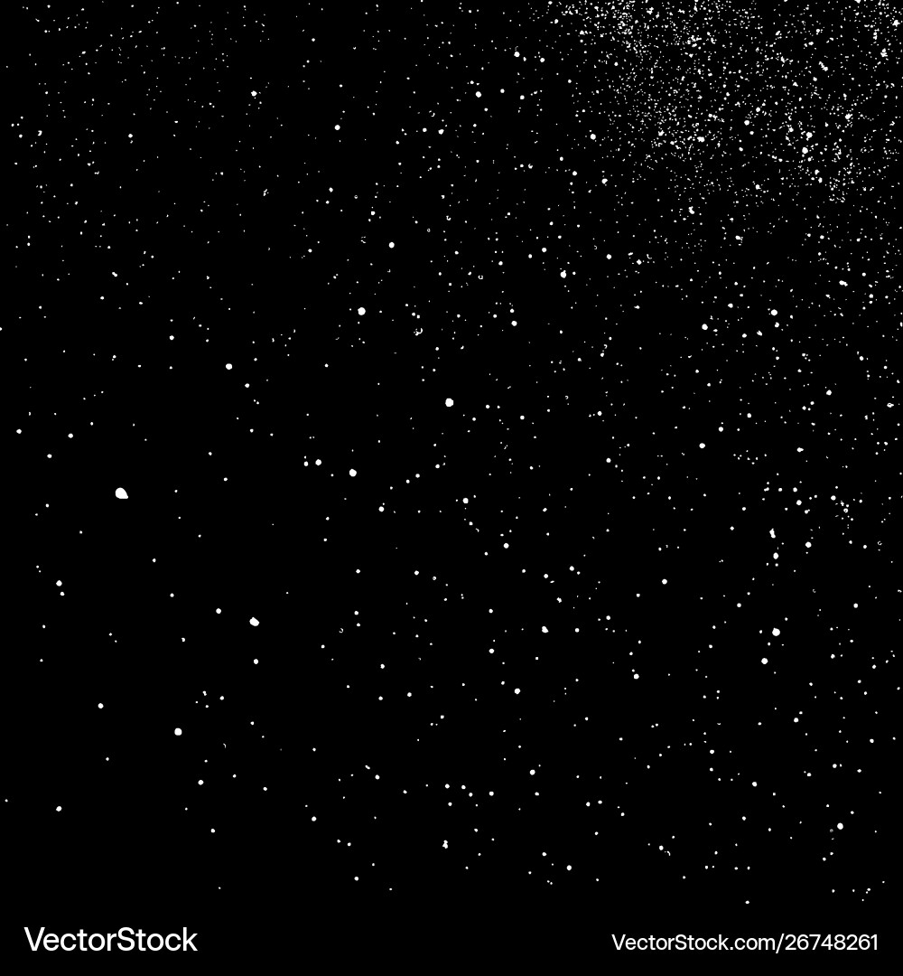 Snowflake Texture - Dark Background vector image