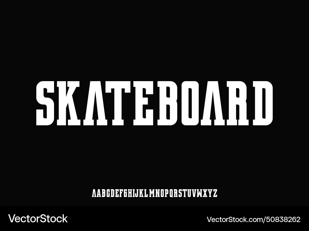 Display alphabet font design suitable Display alphabet font design suitable vector image