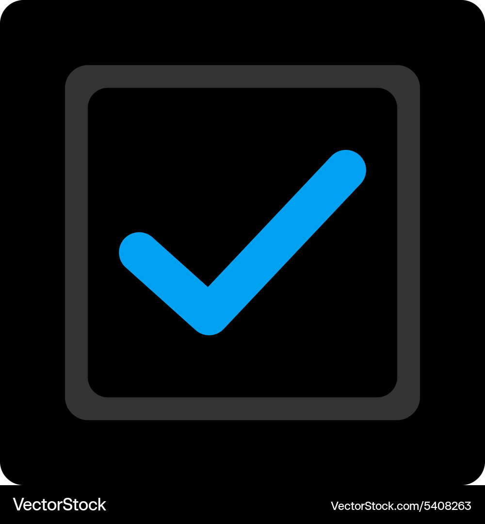 Checkbox icon Vector Image