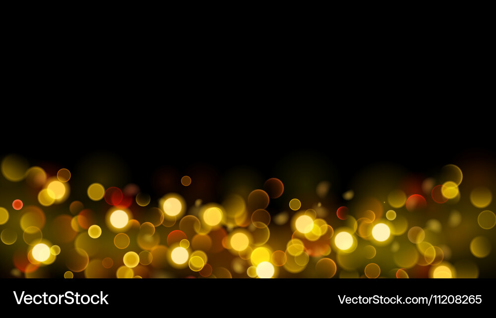 Abstract background with bokeh effect vector image