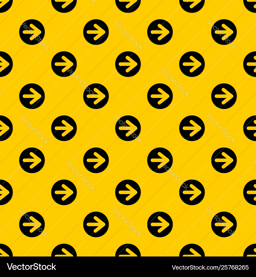 Arrow in circle pattern Arrow in circle pattern vector image