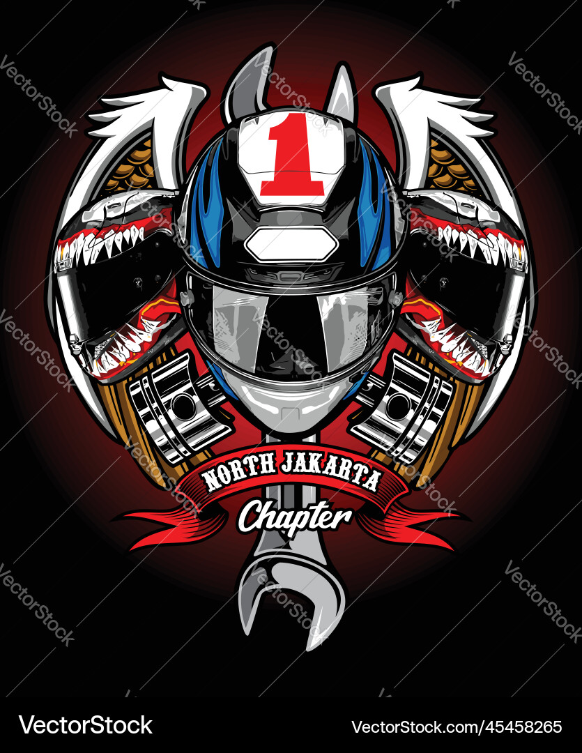 Helmet pattern figure one template Helmet pattern figure one template vector image