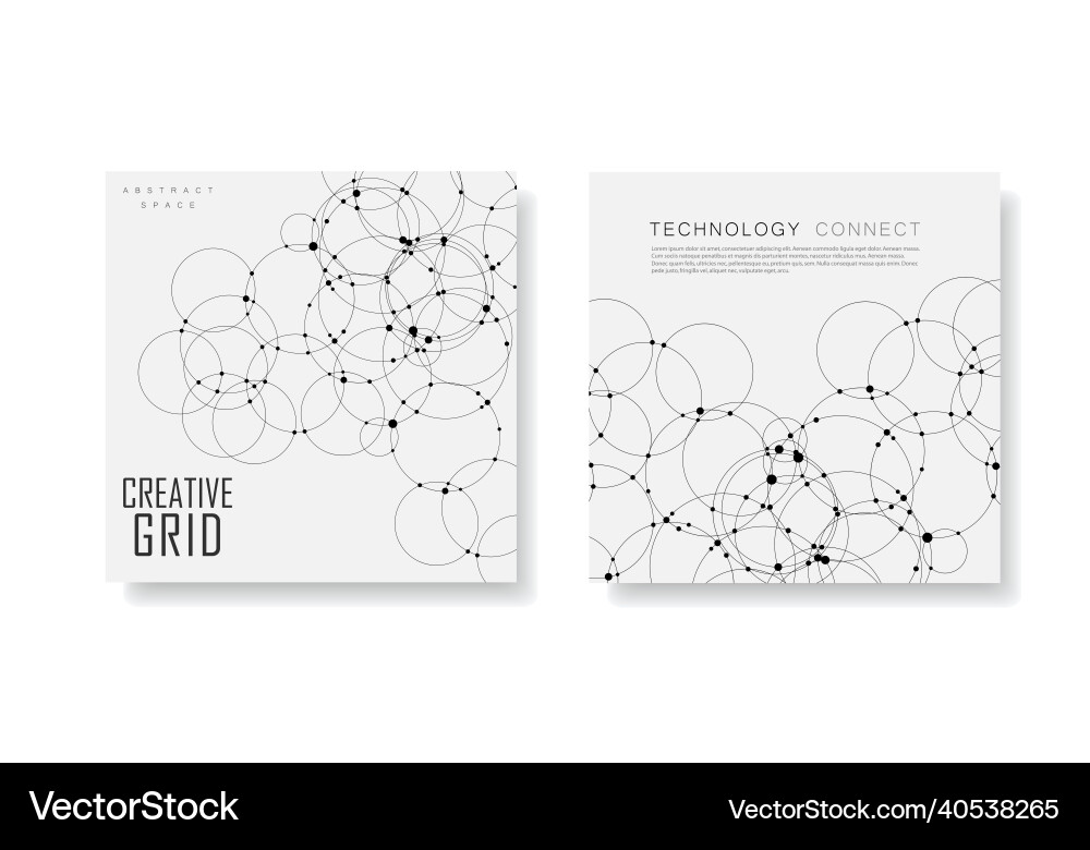 Network abstract technology connection concept Network abstract technology connection concept vector image