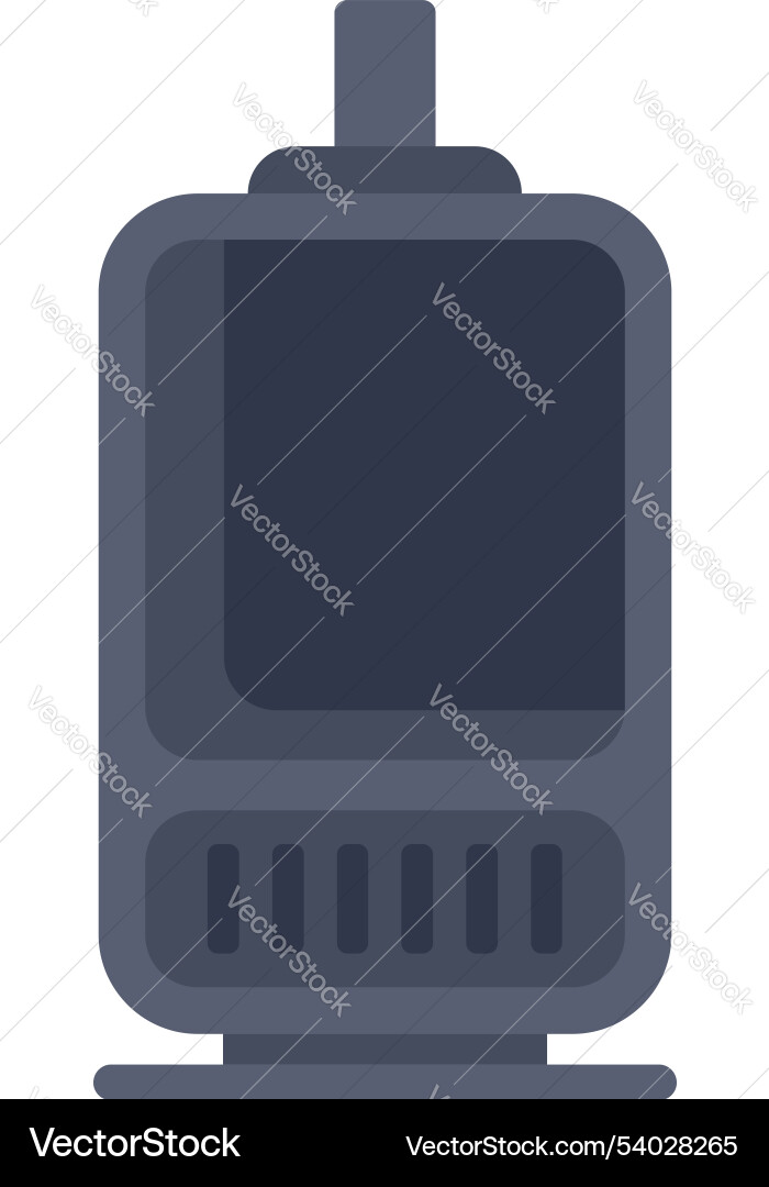 Old mobile phone showing blank screen displaying Old mobile phone showing blank screen displaying Vector Image