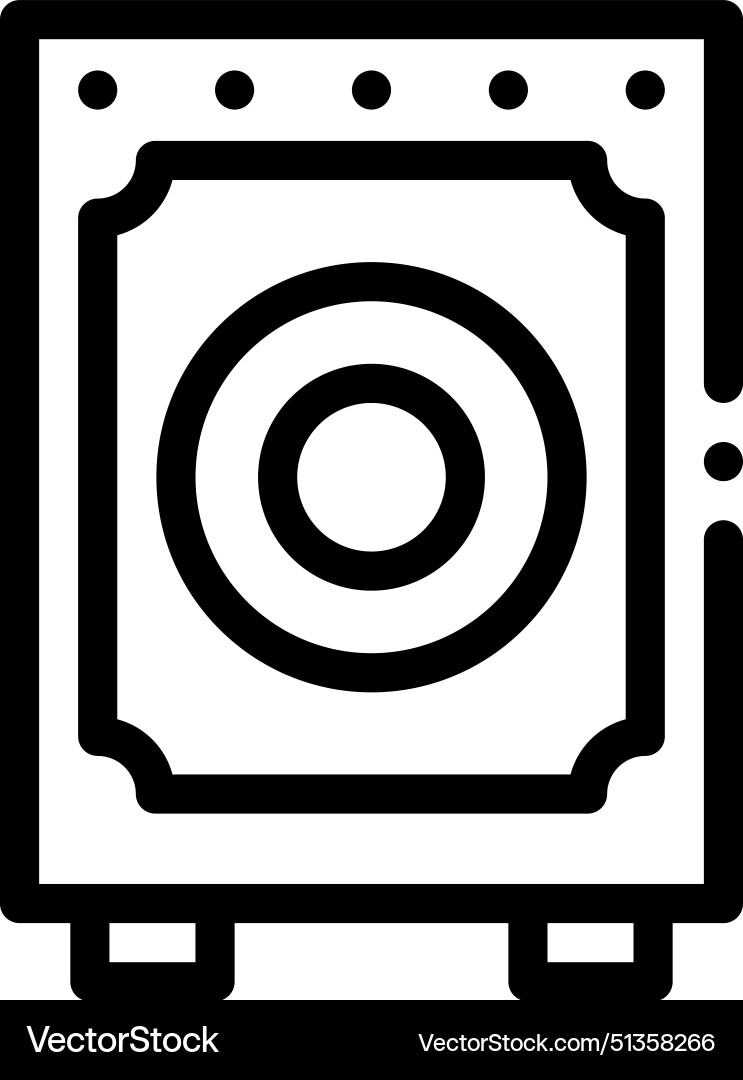 Audio icon thin linear style design isolated Audio icon thin linear style design isolated vector image