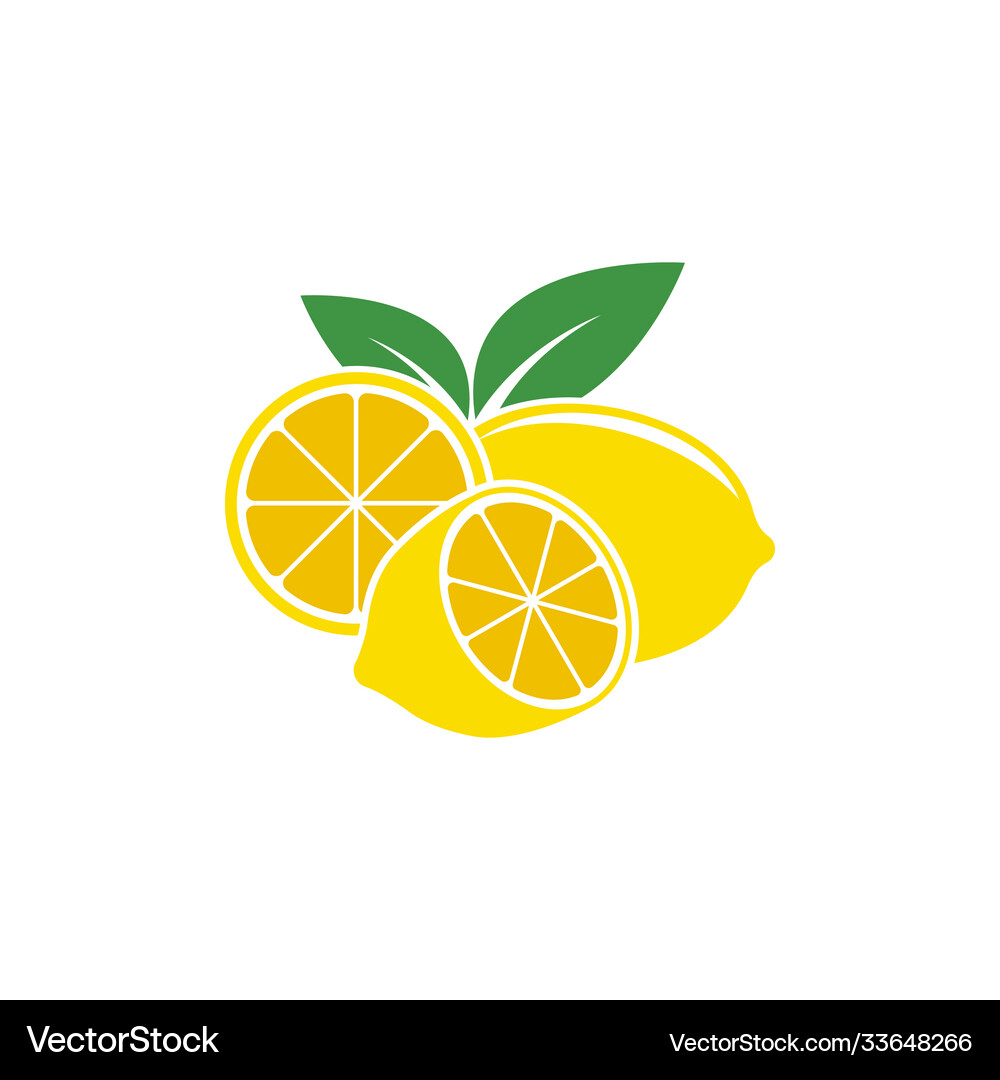 Fresh lemon lime logo template – Royalty-Free Vector | VectorStock, image size:1000x1080