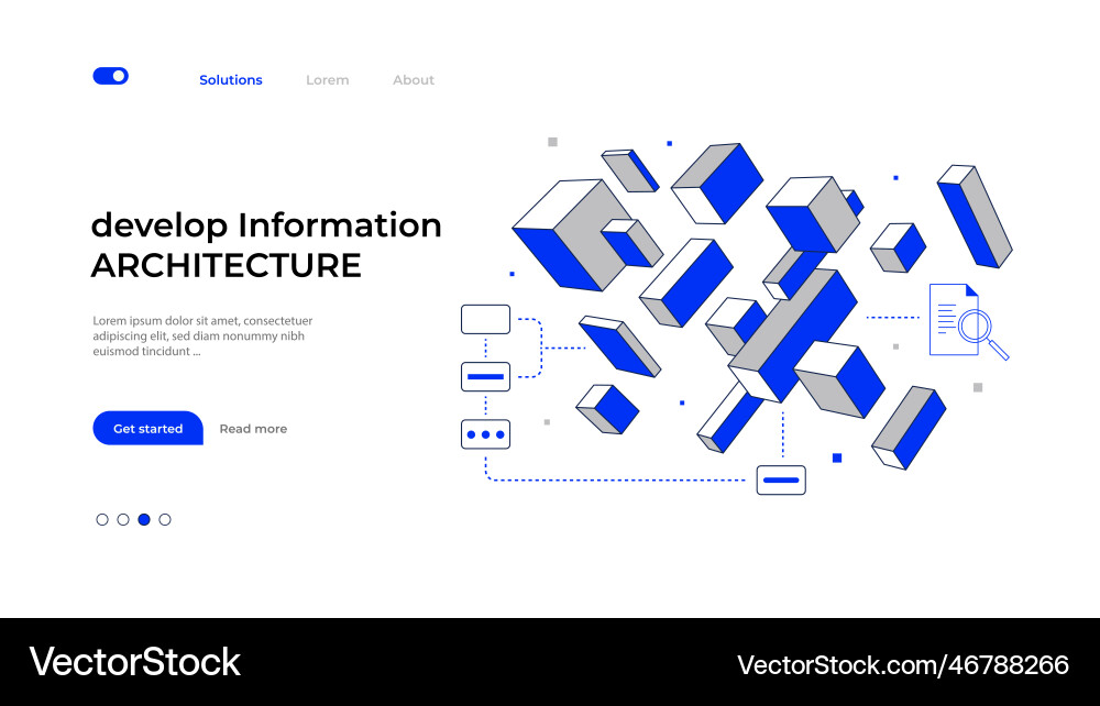 Information architecture project development Information architecture project development Vector Image