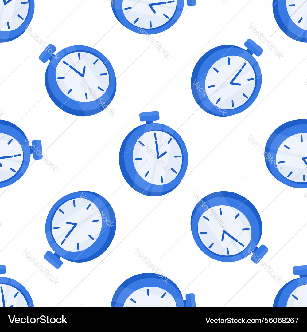 Blue stopwatch pattern showing time passing Blue stopwatch pattern showing time passing vector image