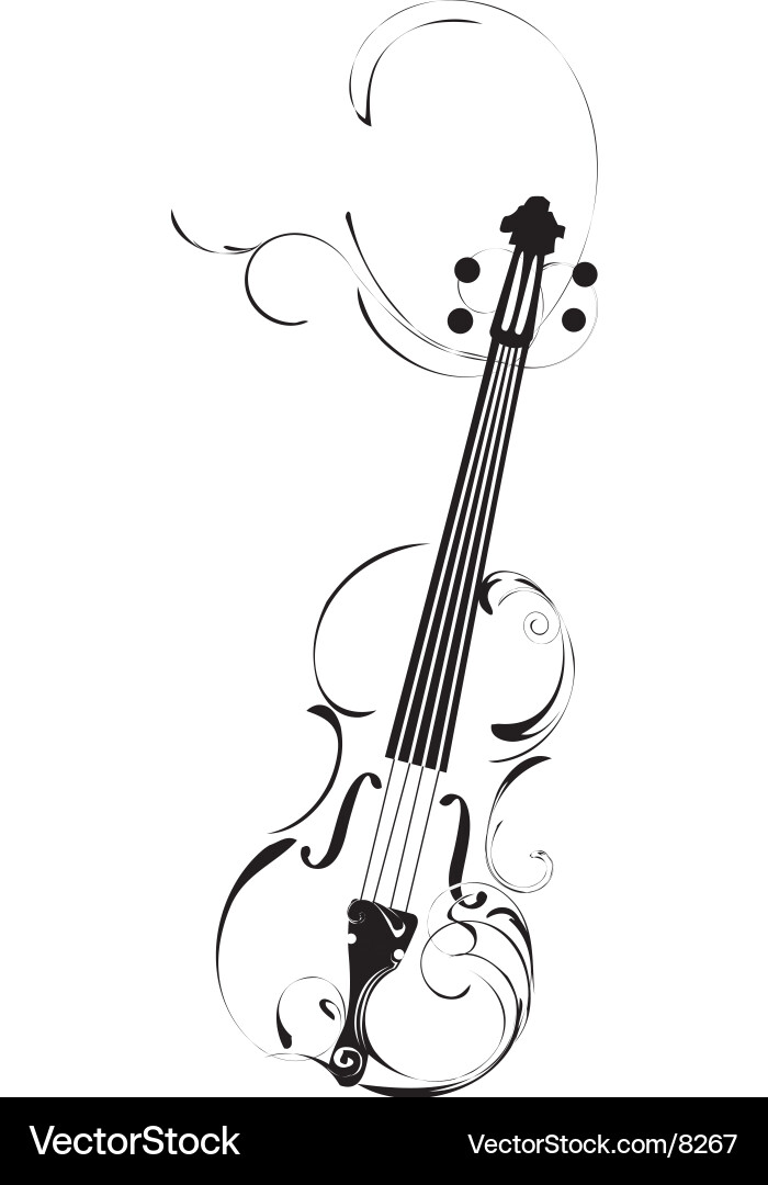 Violin Royalty Free Vector Image - VectorStock