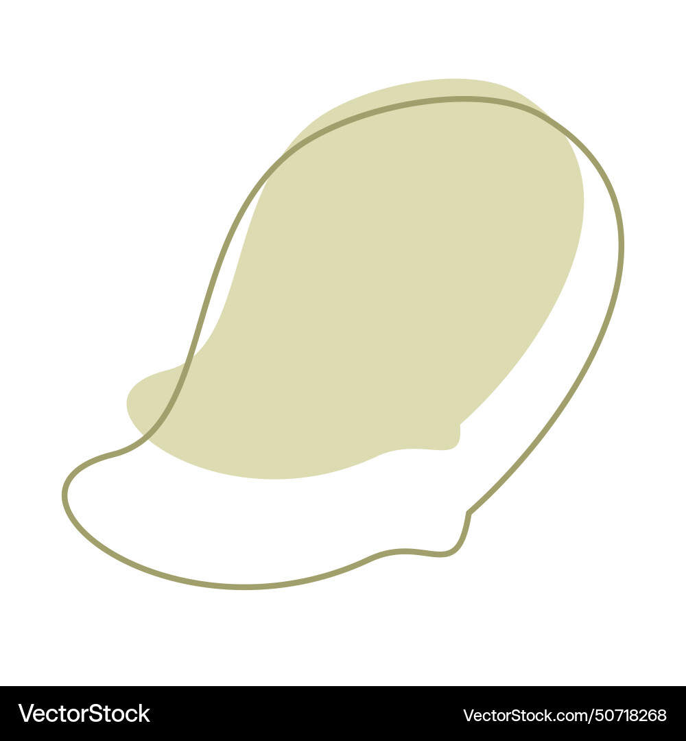 Liquid abstract shape for text isolated flat Liquid abstract shape for text isolated flat vector image