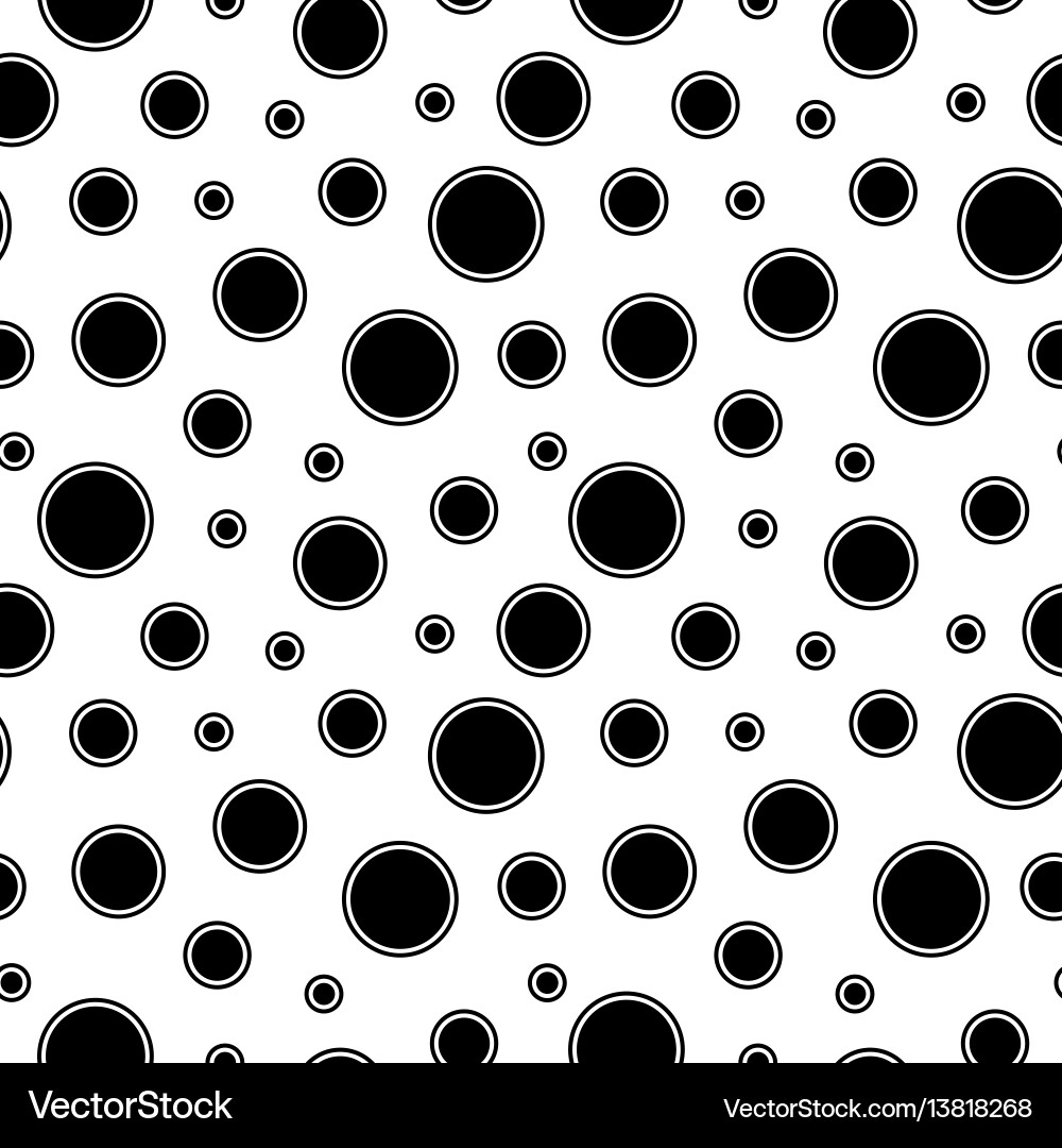 Mosaic seamless pattern with circles and dots Mosaic seamless pattern with circles and dots vector image