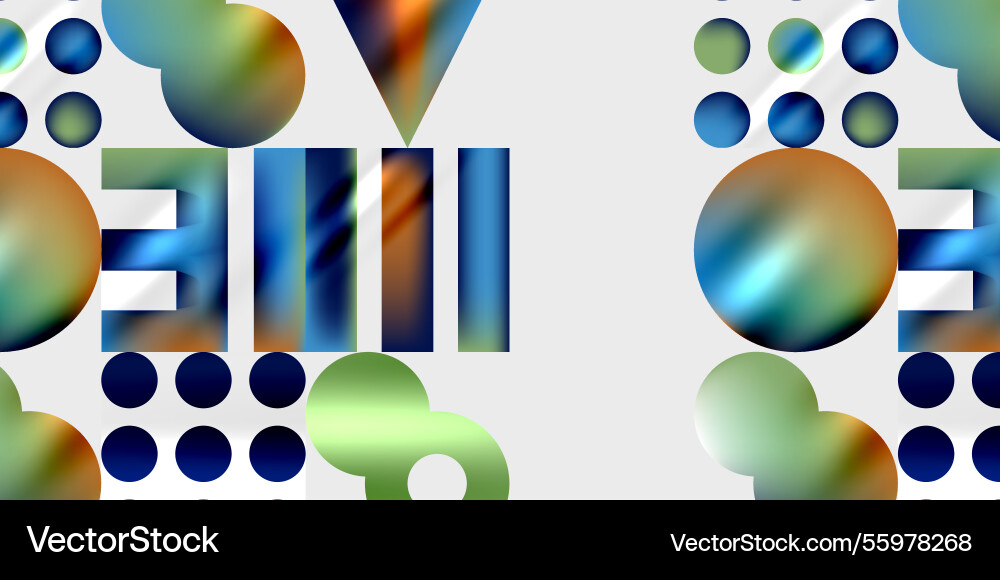 Triangles circles squares rectangles design Triangles circles squares rectangles design vector image