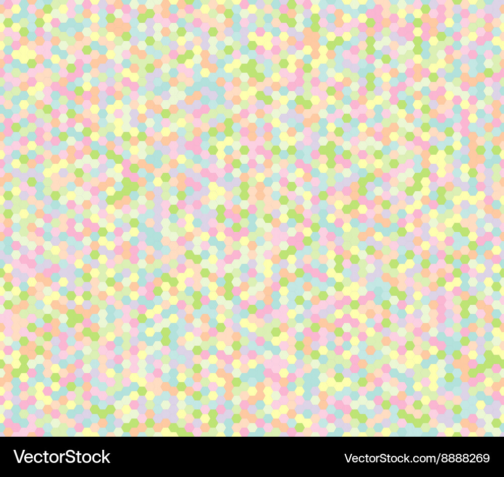 Abstract geometric hexagonal colorful Vector Image