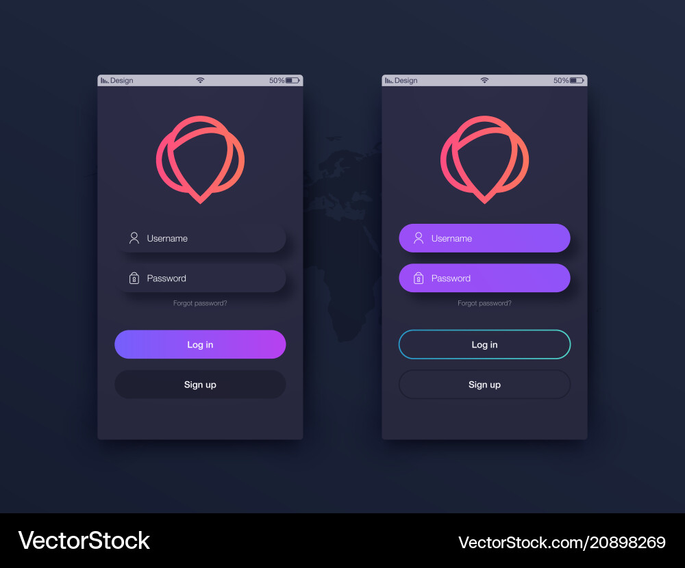 Screens and web concept vector image