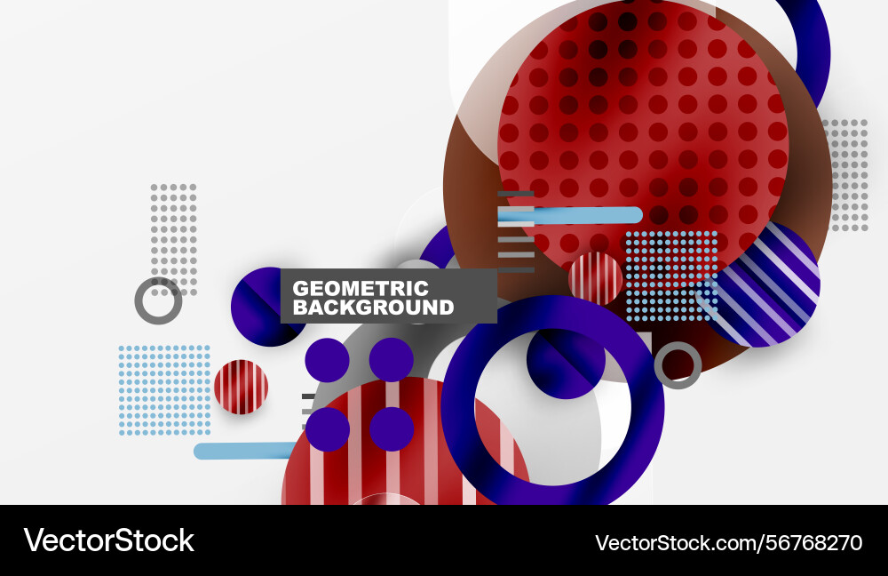 Abstract geometric composition overlapping Abstract geometric composition overlapping vector image