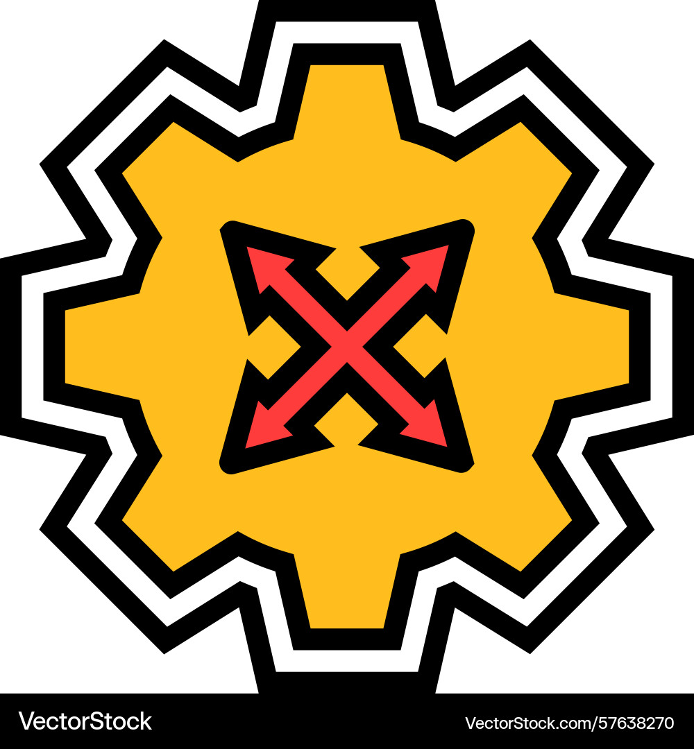 Flexible usage color icon Flexible usage color icon Vector Image